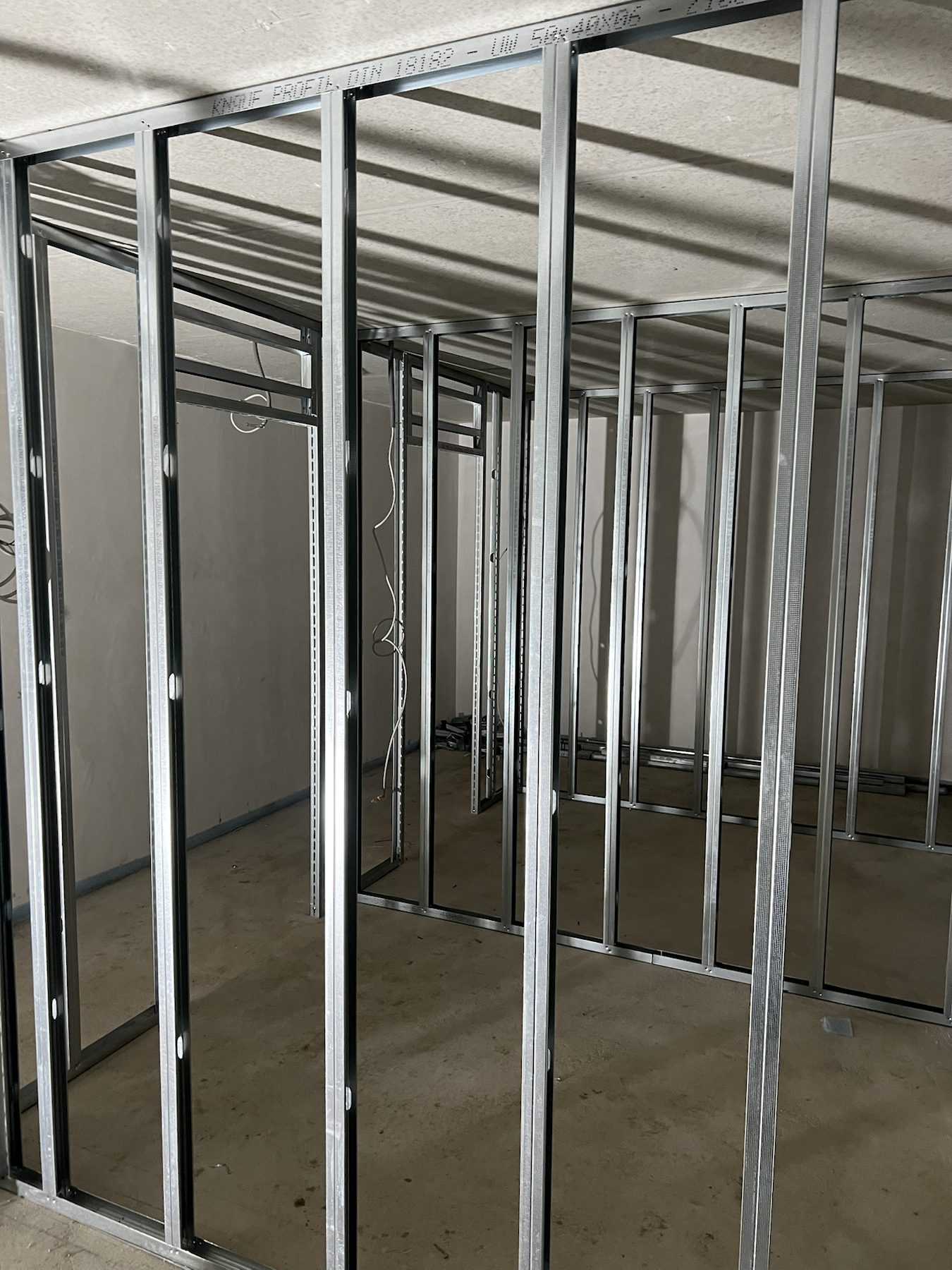 Metallprofile fuer Trockenbauwaende